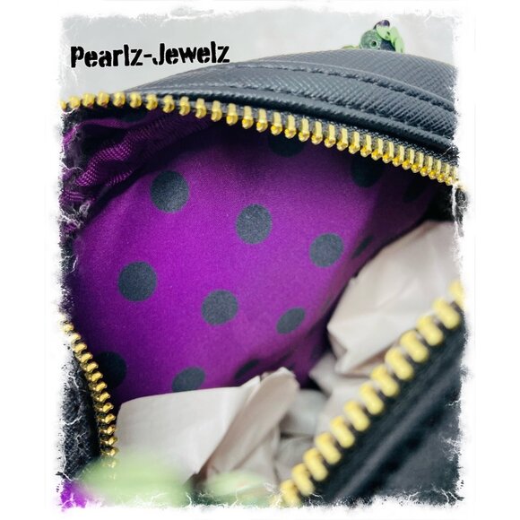Loungefly Disney Minnie Mouse Sequin Black Mini Backpack BoxLunch Exclusive NWT